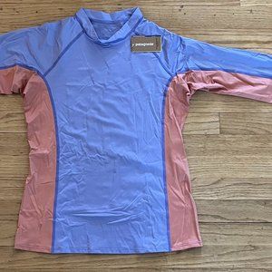 NWT- Patagonia Women's Micro Swell Rashguard- Large